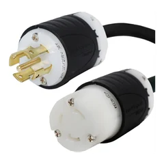 NEMA L5-30 / L6-30 / L21-30 locking connector